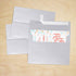 LUXPaper Silver Metallic A7 Invitation Envelopes | Peel & Press | 5 1/4" x 7 1/4" | 80lb Text | 50 Qty