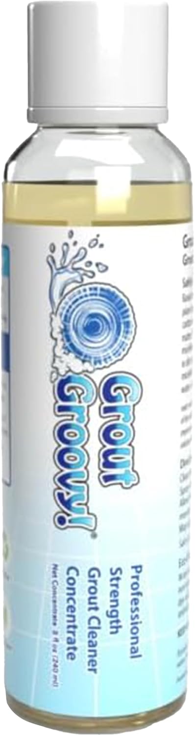 Grout Groovy! Heavy Duty Cleaning Concentrate 8 oz Plant-Based Tile Cleaner for