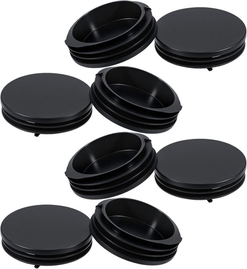 LIQWEI 8Pcs Rubber Plug, Round Plastic Cap, Plastic Plugs for Round Holes Pipe