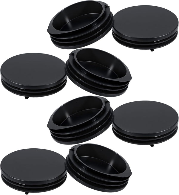 LIQWEI 8Pcs Rubber Plug, Round Plastic Cap, Plastic Plugs for Round Holes Pipe