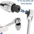 Damaged Bolt and Stud Extractor Tool, 3/8" Drive Broken Stud Remover for 1/4" to 1/2" Rounded Studs