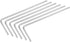 uxcell 1.3mm Hex Key Wrench, L Shaped Long Arm CR-V Repairing Tool, 6 Pcs