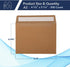 MOS A2 Invitation Envelopes, 4-3/8" X 5-3/4" Kraft Self Seal, 500 Count, Heavy Duty Gift Card Envelopes