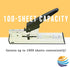 Heavy Duty Easy Grip Stapler with Ergonomic Handle, High Capacity, Perfect for Classroom Office Upholstery, 1000 Staple