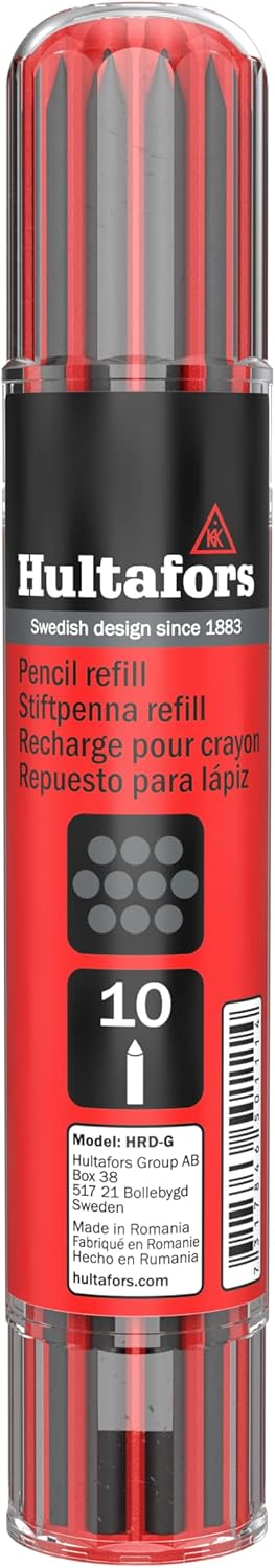 Hultafors Tools HRD G* Dry Marker Refills 650110, Graphit