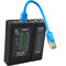 NOYAFA NF-468CS Network Cable Tester, Telephone & Continuity Tester for RJ45/RJ11/RJ12/CAT5/CAT6/POE Test Tool (Black)