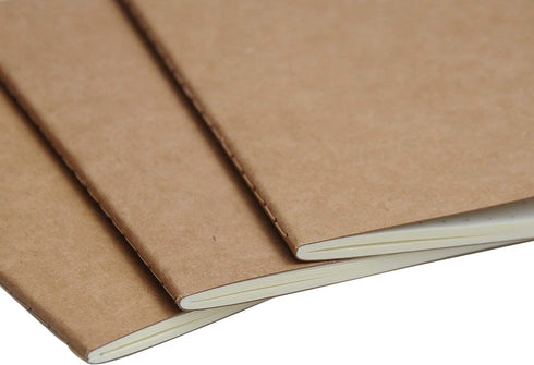 Wanderings Passport Size Travelers Notebook Inserts | 3.5" x 5" | 80gsm Paper | 3 Hand-Stitched Booklets