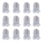 E-outstanding T8 Lamp Holder, 12PCS Non-Shunted Turn Type UL Socket Tombstone Lampholder