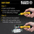Klein Tools NCVT1P Voltage Tester Pen, Non-Contact Low Voltage Tester, 50V to 1000V AC with Alarms