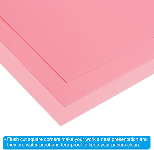 PATIKIL 20 Mil Clear PVC Binding Covers, 10 Pcs A4 Front View Protectors for Business Office Supply