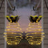 JHPGEOE 2 Pack Outdoor Solar Hanging Lantern Lights - 60LED Waterproof Solar Pineapple
