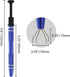 2 Pcs Metal 4 Prongs Grabber Tool, IC Clip Tweezers for Catching IC Chips, Electronic Tiny Components & Jewel, Blue