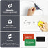 Magnetic Whiteboard Fridge Dry Erase Board, HOMiDEK Small Magnetic White Board with Clean Dirty Magnet
