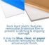 Rock Hard Plastics - 12" x 12" White Acrylic Sheet Lucite Plexiglass - Actual Size 11.875" x 11.875"