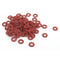uxcell 2mmx4mmx0.5mm Fiber Motherboard Insulating Washers Spacer, Red, Pack of 100