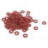 uxcell 2mmx4mmx0.5mm Fiber Motherboard Insulating Washers Spacer, Red, Pack of 100