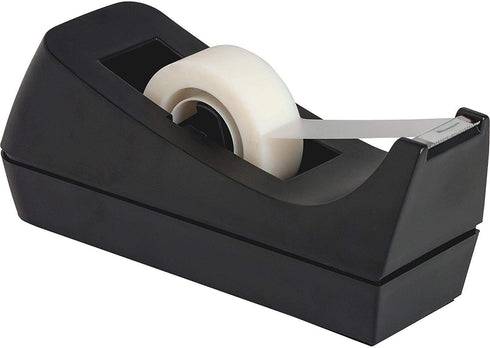 Desktop Tape Dispenser - Non-Skid Base, Weighted Tape Roll Dispenser - Perfect for Home, Office, School (4 Pack)