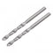 uxcell Solid Carbide Drill Bits, 2.6mm C2/K20 Tungsten Carbide Jobber Drill Bits for Stainless Steel, Aluminum, 2pcs