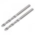 uxcell Solid Carbide Drill Bits, 2.6mm C2/K20 Tungsten Carbide Jobber Drill Bits for Stainless Steel, Aluminum, 2pcs