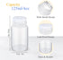 Zhehao 30 Pcs 4 oz Polypropylene Wide Mouth Reagent Bottle, Small Water Bottle with Lid, Empty Sealed Leakproof HDPE
