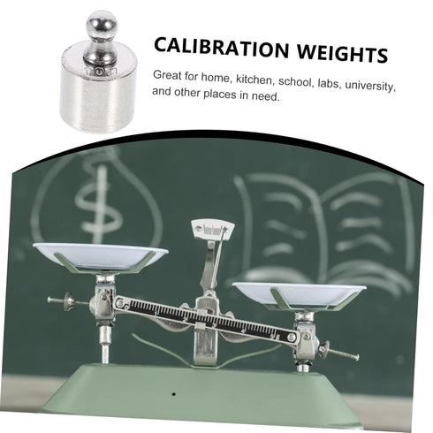 Hemoton 5pcs Balance Weights - 10 Gram Weight Plating Weight Steel Digital Scale Supplies for Teaching Prop Experiment