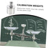 Hemoton 5pcs Balance Weights - 10 Gram Weight Plating Weight Steel Digital Scale Supplies for Teaching Prop Experiment