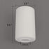 Sconce,1 5/8 inch White Opal Cylinder Glass Lamp Shade Replacement, Light Fixture Replacement Glass Cover or Globe