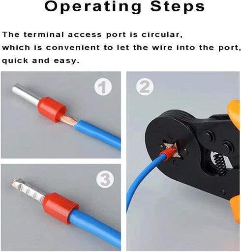 100 Pcs AWG1 Wire Ferrules Terminals, Insulated E50-20 Ferrule Cord Pin End Connectors for Car Audio, Electric,