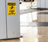 Slippery When Wet Or ICY Sign, Caution Sign 2 Pack, 10" x 7" Rust Free Aluminum with Pre-drilled Holes