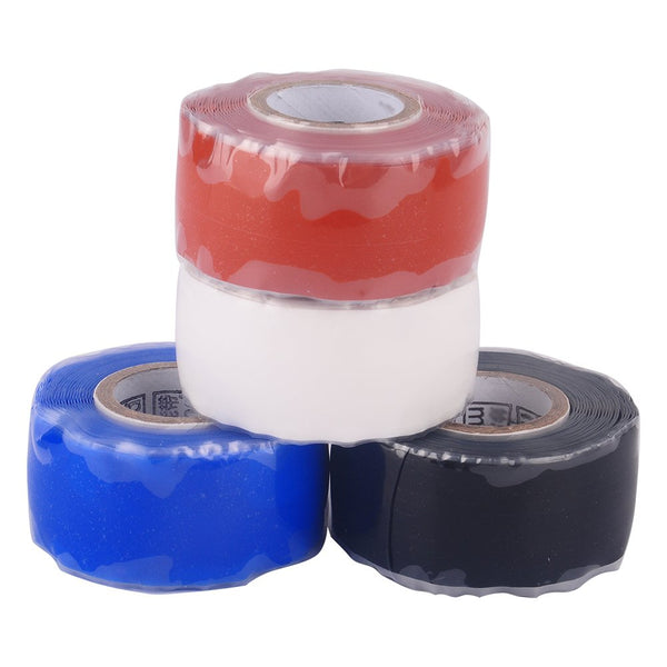 Self Fusing Silicone Tape, Self Adhesive Rubber Repair Tape for Bonding Wire, Hose, Electrical Tape, Red
