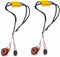 gopupu 2Pcs 3157 4157 T25 Load Resistor Fix Hyper Flash, 50W 6 Ohm