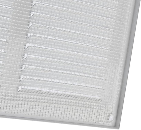 EUROPLAST 12x8 inch Vent Cover | White Register Vent Cover with Screen Mesh for HVAC Home Improvement