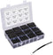 KOOWIN 720 PCS Heat Shrink Tubing Kit, Electrical Cable Wire Sleeve Assortment with Box Set, 2:1 Ratio, 8 Sizes Black
