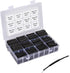 KOOWIN 720 PCS Heat Shrink Tubing Kit, Electrical Cable Wire Sleeve Assortment with Box Set, 2:1 Ratio, 8 Sizes Black