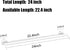 24 Inch 2Pcs SUS304 Newfun White Bathroom Towel Holder, Towel Racks for Bathroom Rod Classic Stainless Steel Bathroom