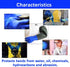 Long Waterproof Rubber Gloves, 28 Shoulder Length Insulated PVC Coated, Chemical Resistant