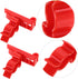 TOPPERFUN 10pcs Pegboard Hooks Workbench Pegboard Hooks for Polishing Machine Tool Organizer Auto Detailing Storage