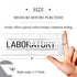 Laboratory Sign White 9x3 Inch - Indoor Self Adhesive Door Wall Sign with Minimalism Design