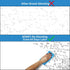 White Board Roll, 11ft Dry Erase Paper, AFMAT Wall Sticker with Adhesive Backing, 2 Rolls