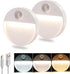 DAMI Rechargeable Motion Sensor Night Light Indoor, 2 Pack - Dimmable LED