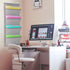 Eamay Wall Mount/Over Door File Hanging Storage Organizer, 4 Large Document Holder for Home or Office