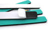 Felt Bulletin Board Bar Strip 0.5 Inch Thick, 13 Inch Length with 15 Pushpins, 5 Turquoise Self-Adhesive Bars