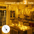 504LED 41FT, 8Modes Ollny Icicle Lights for Outside Warm White Christmas Light with Remote Timers Waterproof, Plug