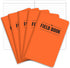 Elan Publishing Company Pocket Journal, Field Notebook, 3.5"x5.5", Orange, Lined Memo Book, Pack of 5