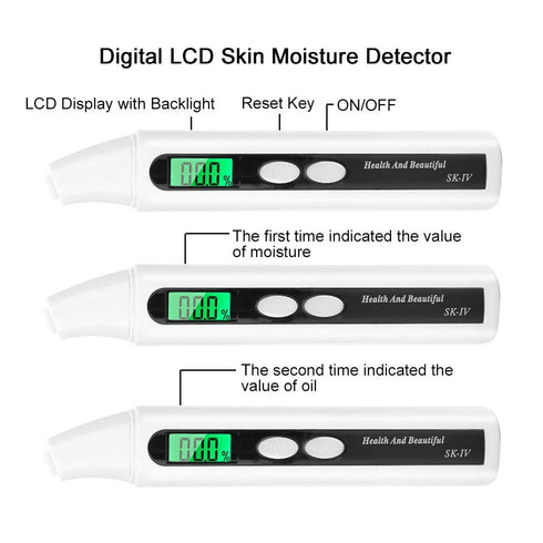 Digital Skin Analyzer - LCD Monitor for Oil and Skin Health Assessment