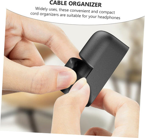 DOITOOL 12pcs Cable Management for Desk Adhesive Cable Organizers Clips for Nightstand Office and Home