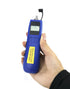 QWORK Optical Power Meter, -70~+10 dBm, Fiber Light Meter with Universal 2.5mm Interface for 6 Calibration Wavelengths,