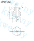 MK10 0.4mm Brass Nozzle for 3D Printer Makerbot & Extruder Cleaning Tools, M7 Thread
