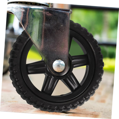 4pcs Cabilock Shopping Cart Wheel Rolling Cart Wheels for Trolley Heavy Duty Replacement Easy Climbing Feature