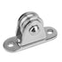 8 Pack Pulley Block Carbon Steel Pulley Roller - Heavy Duty Detachable, Silent Duplex Bearing, 176 lb Capacity
